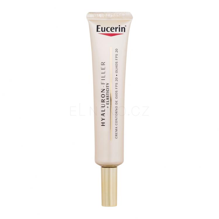 Eucerin Hyaluron-Filler + Elasticity SPF20 Oční krém pro ženy 15 ml