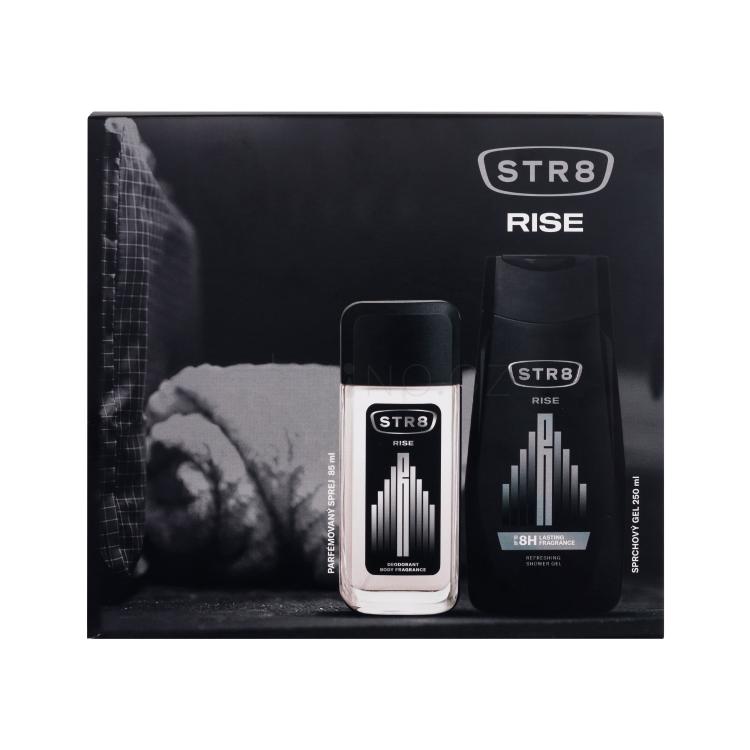 STR8 Rise Dárková kazeta deodorant 85 ml + sprchový gel 250 ml poškozená krabička
