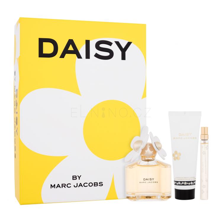 Marc Jacobs Daisy SET3 Dárková kazeta toaletní voda 100 ml + tělové mléko 75 ml + toaletní voda 10 ml