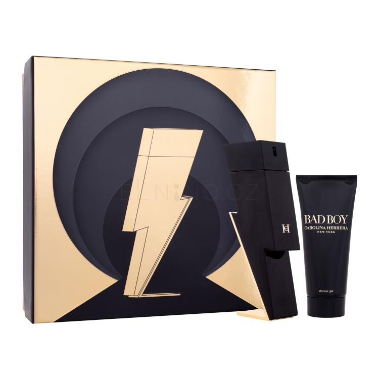 Carolina Herrera Bad Boy SET3 Dárková kazeta toaletní voda 100 ml + sprchový gel 100 ml