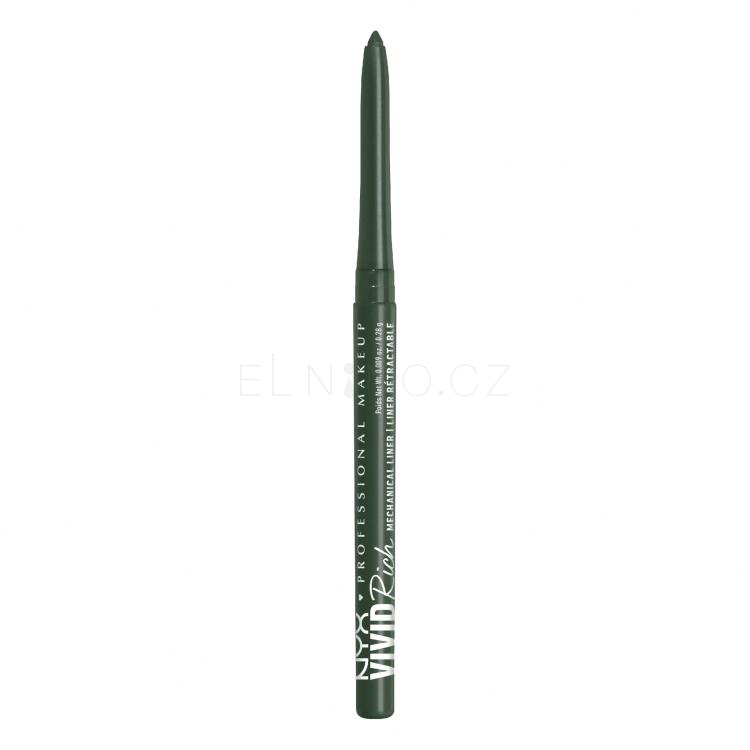 NYX Professional Makeup Vivid Rich Mechanical Liner Tužka na oči pro ženy 0,28 g Odstín 08 Emerald Empire