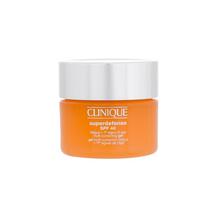 Clinique Superdefense Multi-Correcting SPF40 Pleťový gel pro ženy 30 ml