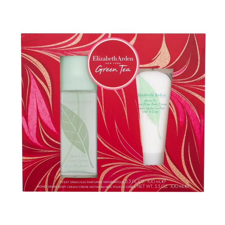 Elizabeth Arden Green Tea SET2 Dárková kazeta toaletní voda 100 ml + tělový krém Honey Drops 100 ml
