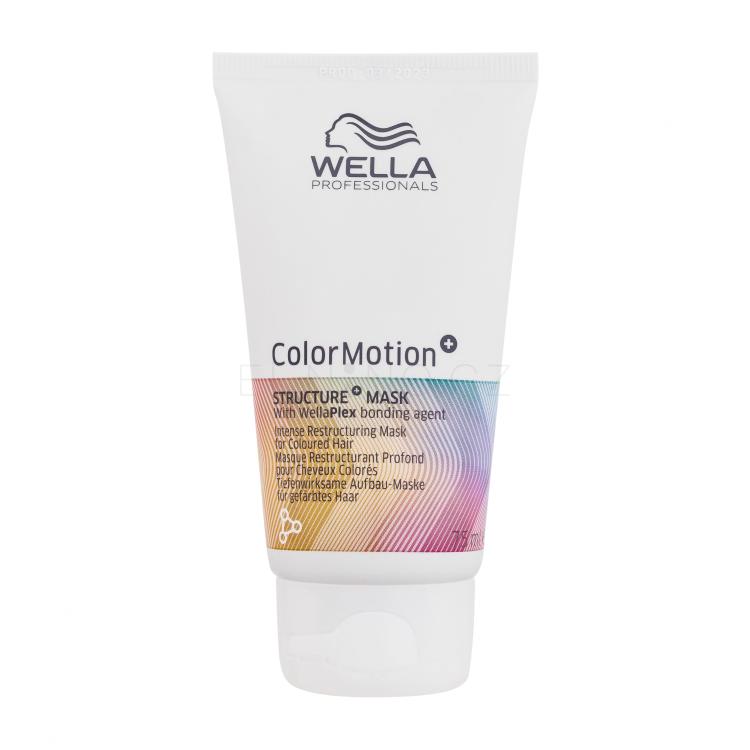 Wella Professionals ColorMotion+ Structure Mask Maska na vlasy pro ženy 75 ml