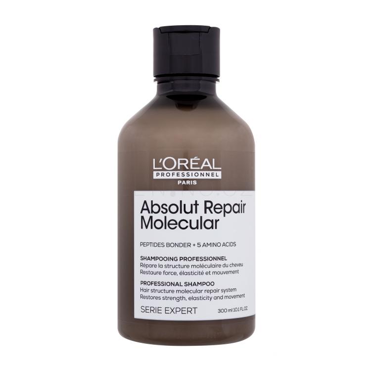 L&#039;Oréal Professionnel Absolut Repair Molecular Professional Shampoo Šampon pro ženy 300 ml poškozený flakon