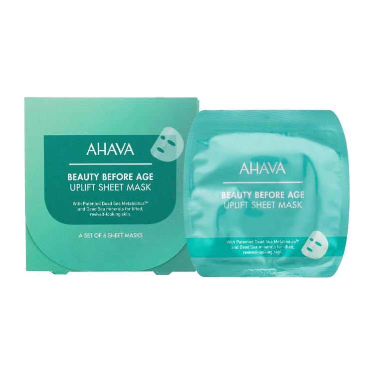 AHAVA Beauty Before Age Uplift Sheet Mask Pleťová maska pro ženy Set