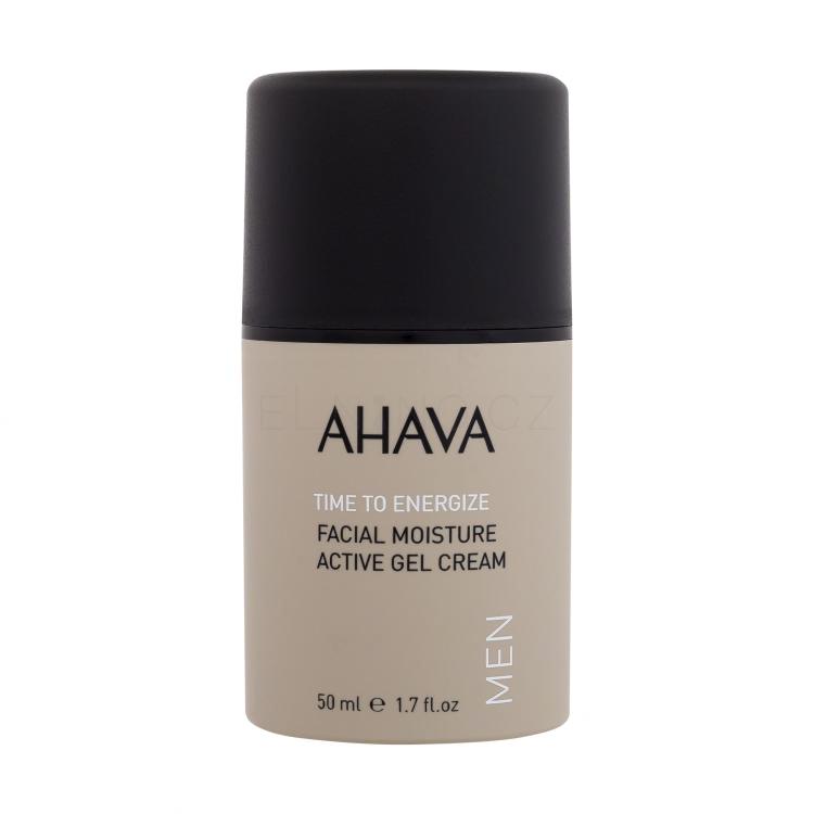 AHAVA Men Time To Energize Facial Moisture Active Gel Cream Denní pleťový krém pro muže 50 ml