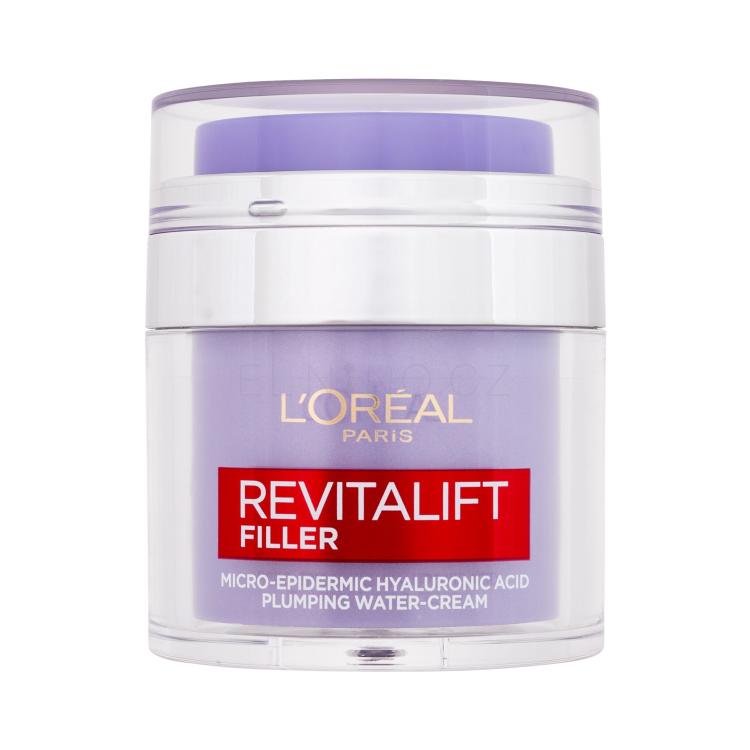 L&#039;Oréal Paris Revitalift Filler HA Plumping Water-Cream Denní pleťový krém pro ženy 50 ml poškozená krabička