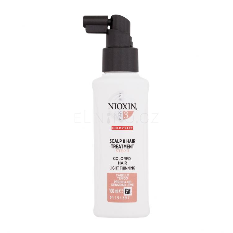 Nioxin System 3 Scalp &amp; Hair Treatment Bezoplachová péče pro ženy 100 ml poškozená krabička