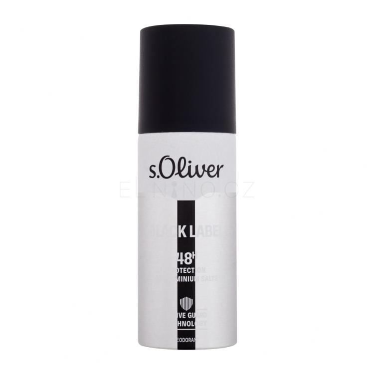 s.Oliver Black Label 48H Deodorant pro muže 150 ml