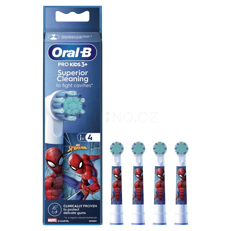 Oral-B Kids Brush Heads Spider-Man Náhradní hlavice pro děti Set