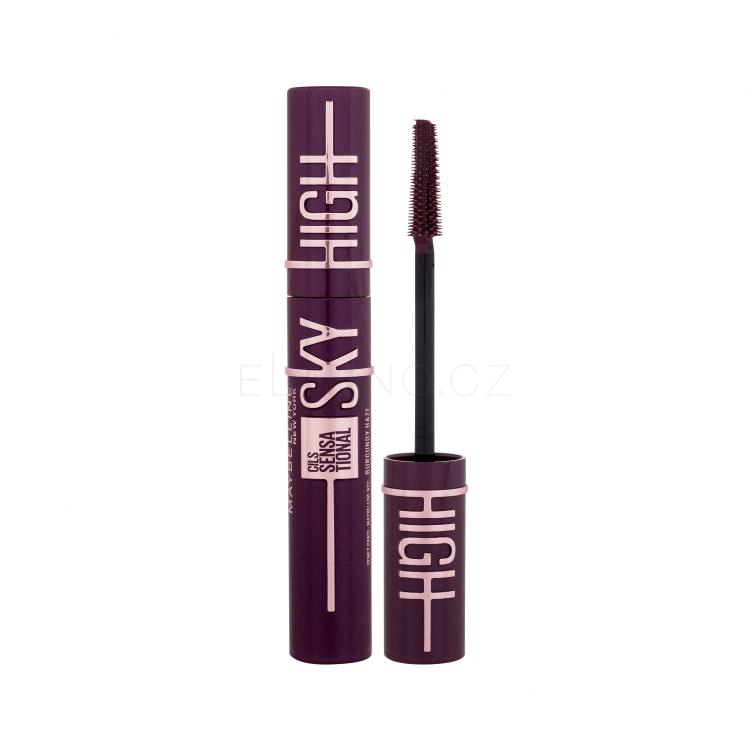 Maybelline Lash Sensational Sky High Řasenka pro ženy 7,2 ml Odstín Burgundy Haze