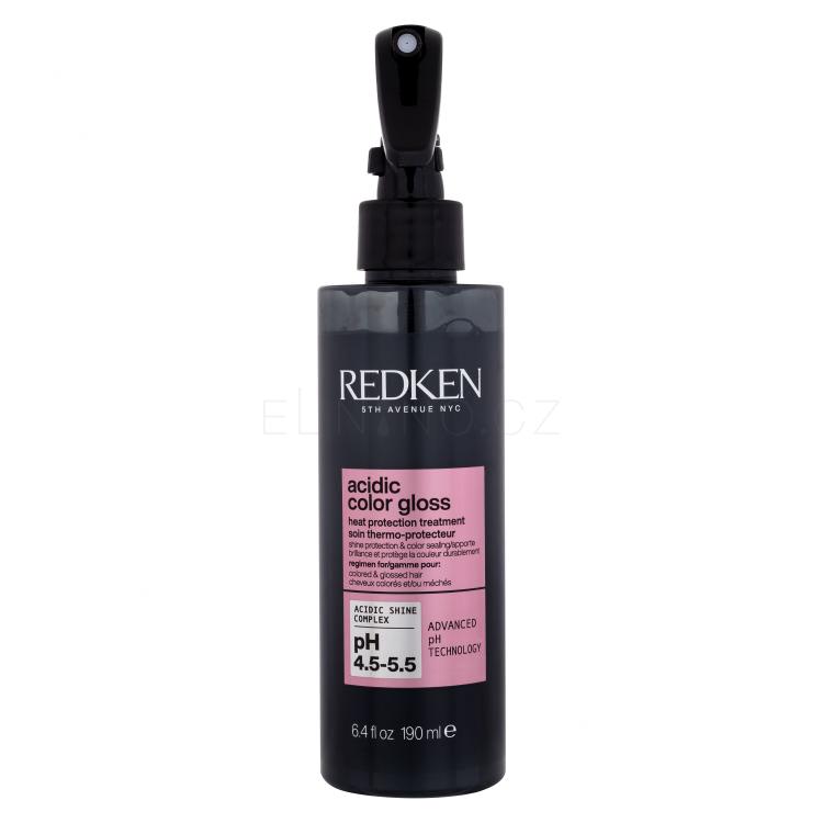 Redken Acidic Color Gloss Heat Protection Treatment Pro tepelný styling pro ženy 190 ml
