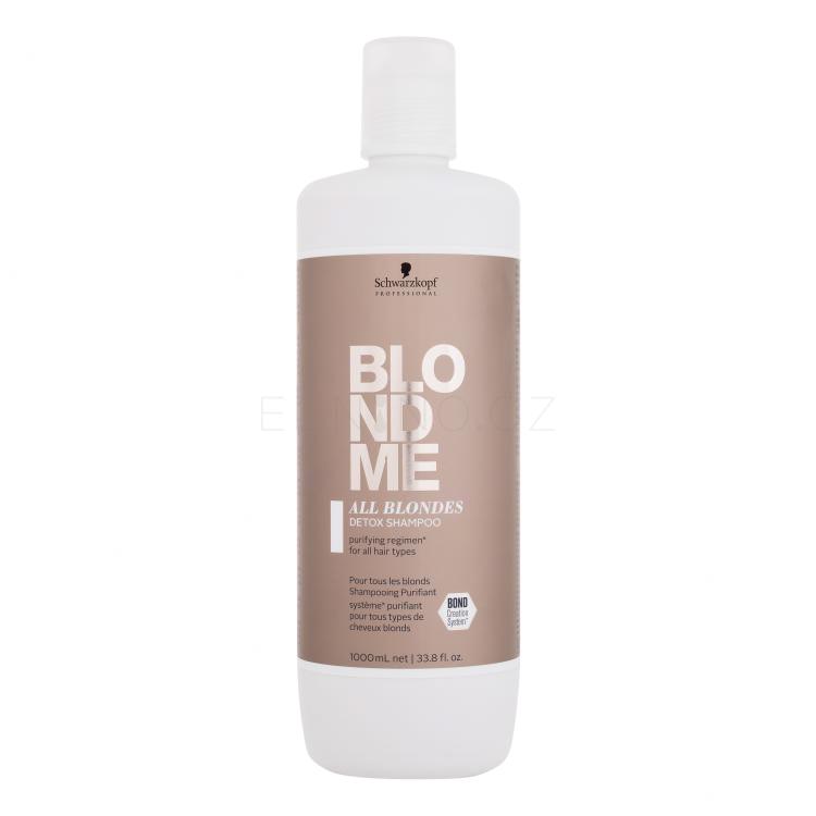 Schwarzkopf Professional Blond Me All Blondes Detox Shampoo Šampon pro ženy 1000 ml