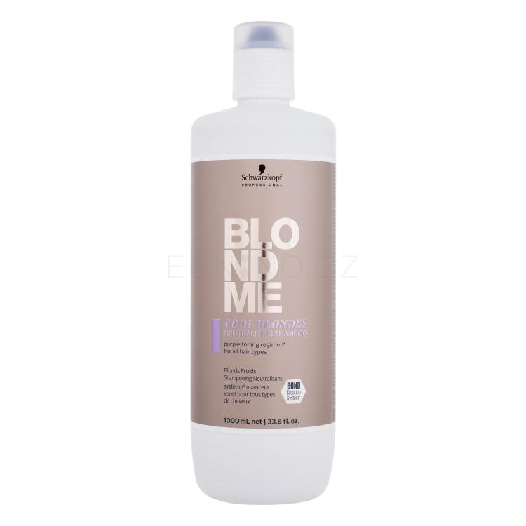 Schwarzkopf Professional Blond Me Cool Blondes Neutralizing Shampoo Šampon pro ženy 1000 ml