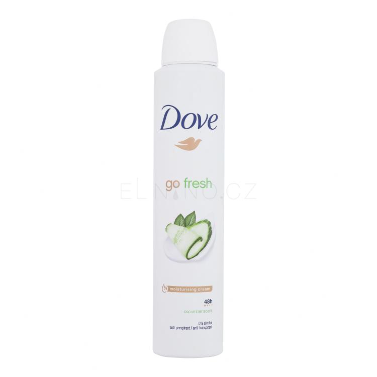 Dove Go Fresh Cucumber &amp; Green Tea 48h Antiperspirant pro ženy 200 ml