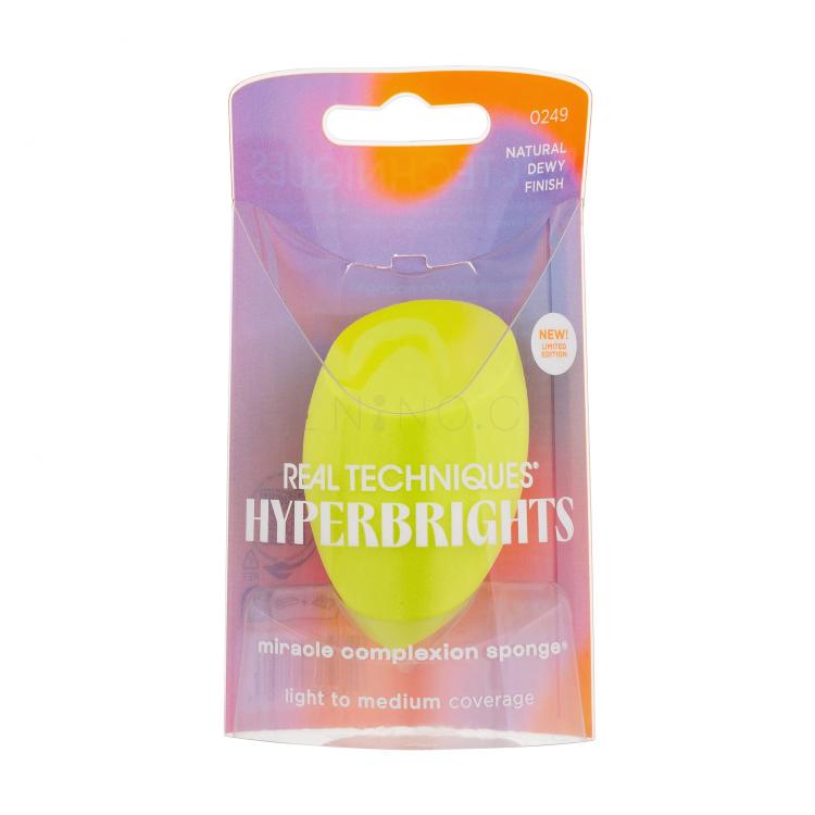 Real Techniques Hyperbrights Miracle Complexion Sponge Aplikátor pro ženy 1 ks
