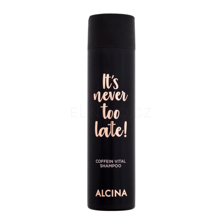 ALCINA It´s Never Too Late! Coffein Vital Shampoo Šampon pro ženy 250 ml