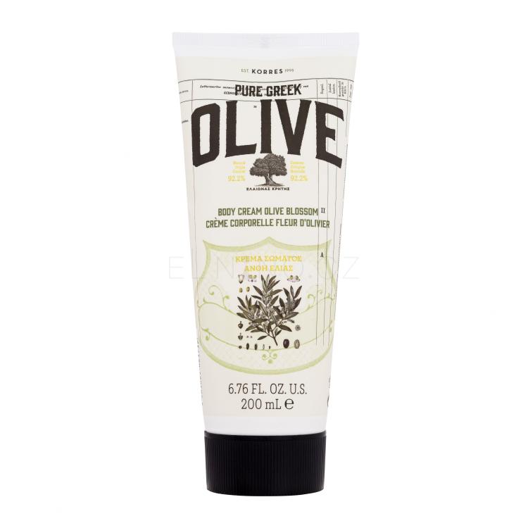 Korres Pure Greek Olive Body Cream Olive Blossom Tělový krém pro ženy 200 ml