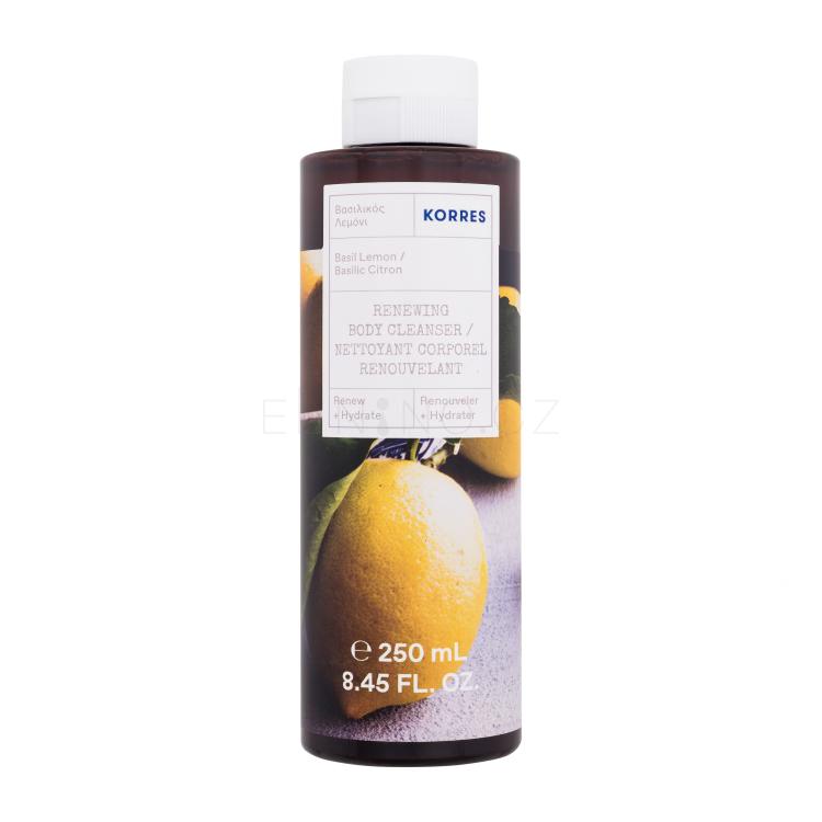 Korres Basil Lemon Renewing Body Cleanser Sprchový gel pro ženy 250 ml