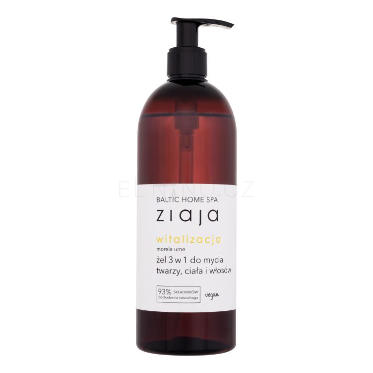 Ziaja Baltic Home Spa Vitality Shower Gel &amp; Shampoo 3 in 1 Sprchový gel pro ženy 500 ml