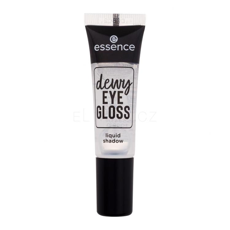 Essence Dewy Eye Gloss Oční stín pro ženy 8 ml Odstín 01 Crystal Clear