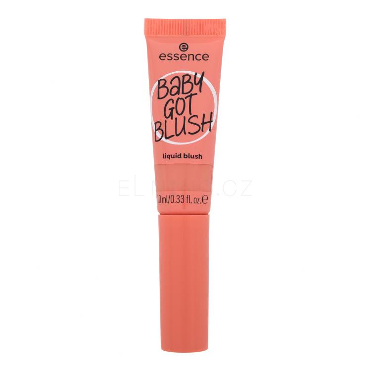 Essence Baby Got Blush Liquid Blush Tvářenka pro ženy 10 ml Odstín 40 Coral Crush