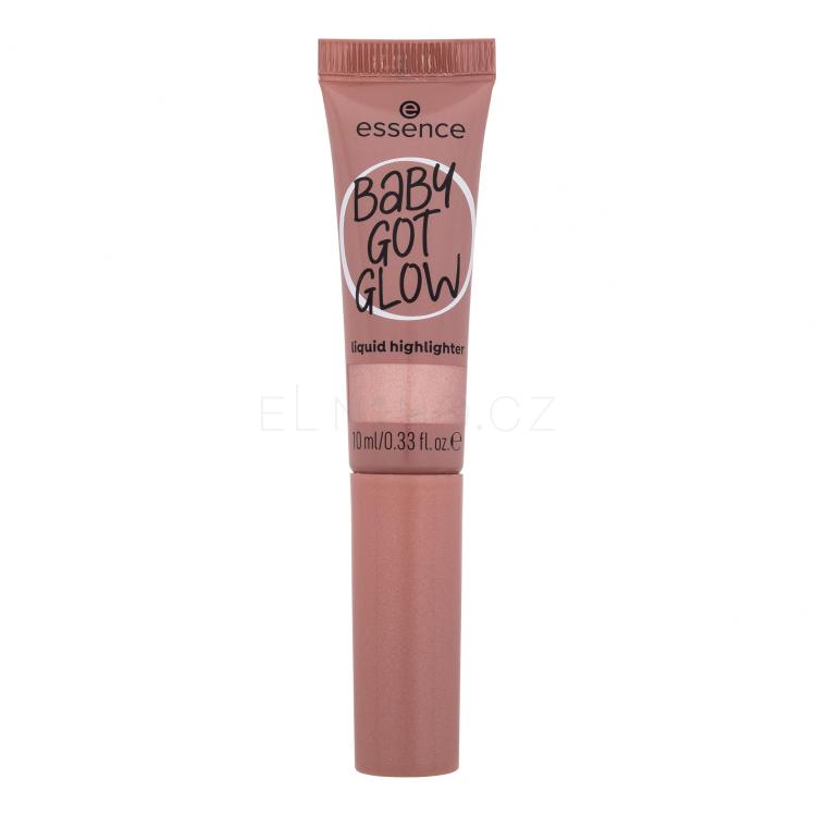 Essence Baby Got Glow Liquid Highlighter Rozjasňovač pro ženy 10 ml Odstín 20 Rose And Shine