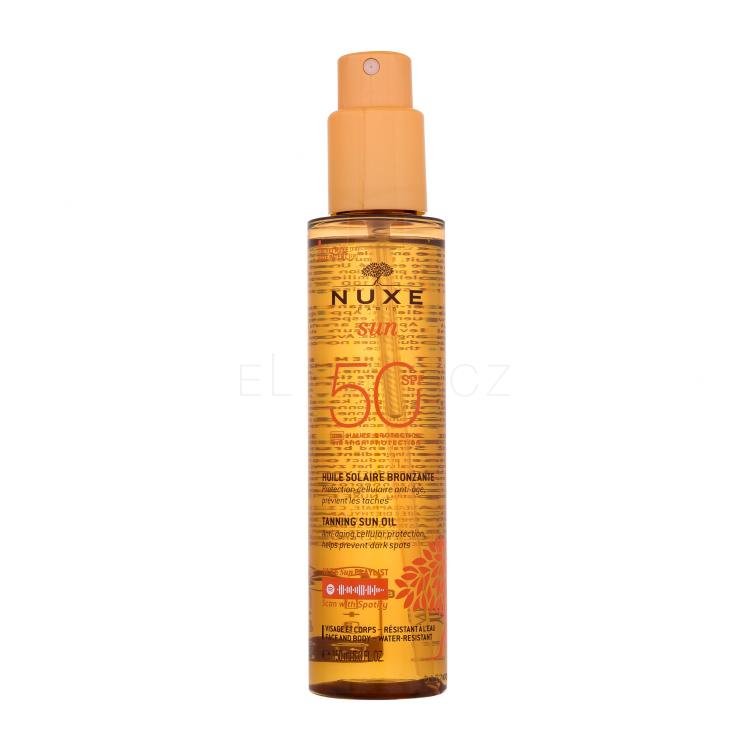 NUXE Sun Tanning Sun Oil SPF50 Opalovací přípravek na tělo 150 ml