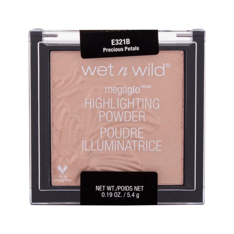 Wet n Wild MegaGlo Highlighting Powder Rozjasňovač pro ženy 5,4 g Odstín Precious Petals poškozená krabička