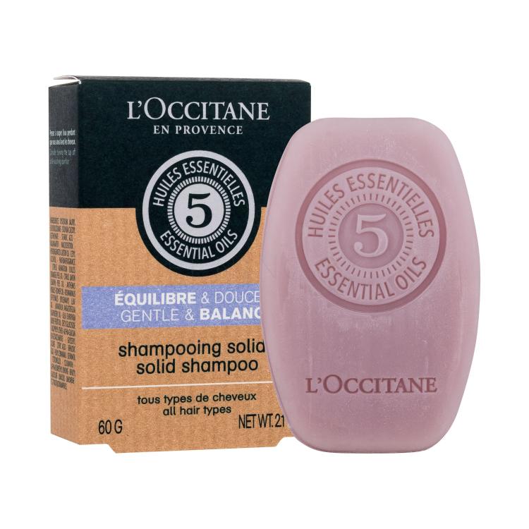 L&#039;Occitane Aromachology Gentle &amp; Balance Solid Shampoo Šampon pro ženy 60 g