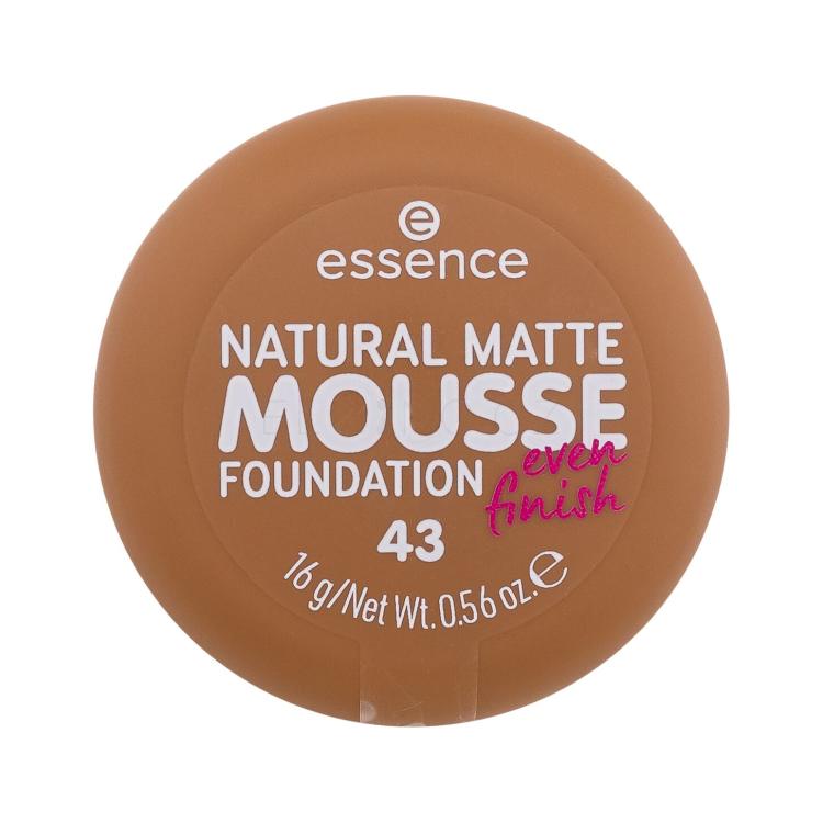 Essence Natural Matte Mousse Make-up pro ženy 16 g Odstín 43