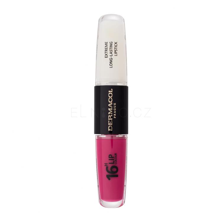 Dermacol 16H Lip Colour Extreme Long-Lasting Lipstick Rtěnka pro ženy 8 ml Odstín 8