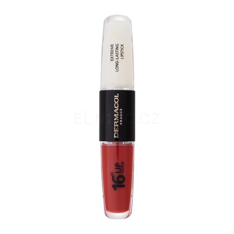 Dermacol 16H Lip Colour Extreme Long-Lasting Lipstick Rtěnka pro ženy 8 ml Odstín 34