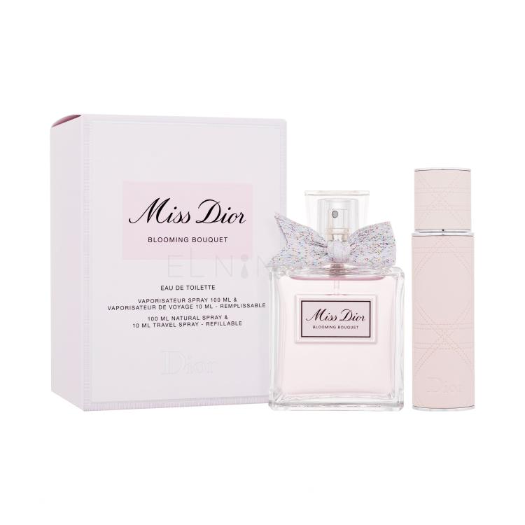Dior Miss Dior Blooming Bouquet 2023 Dárková kazeta toaletní voda 100 ml + toaletní voda v naplnitelném flakonu 10 ml