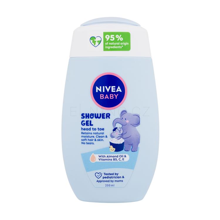 Nivea Baby Head To Toe Shower Gel Sprchový gel pro děti 200 ml
