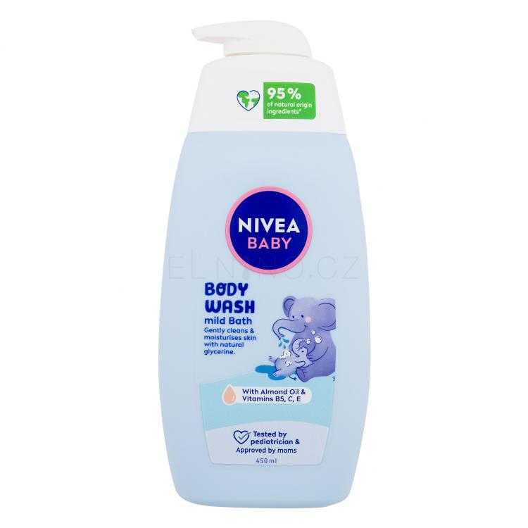 Nivea Baby Body Wash Mild Bath Sprchový gel pro děti 450 ml