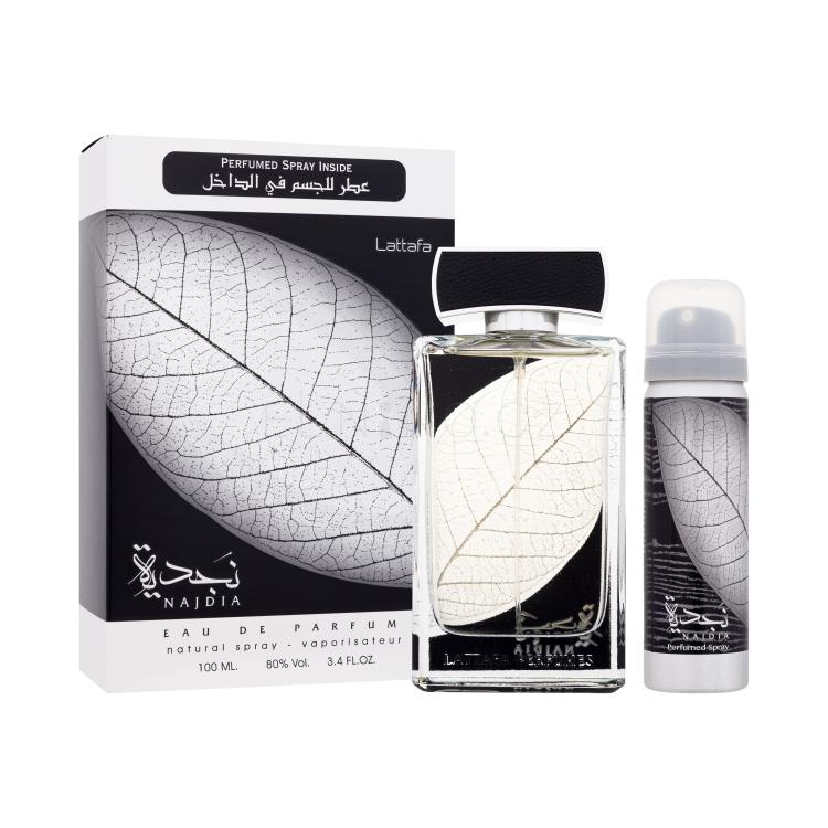 Lattafa Najdia Dárková kazeta parfémovaná voda 100 ml + deodorant 50 ml