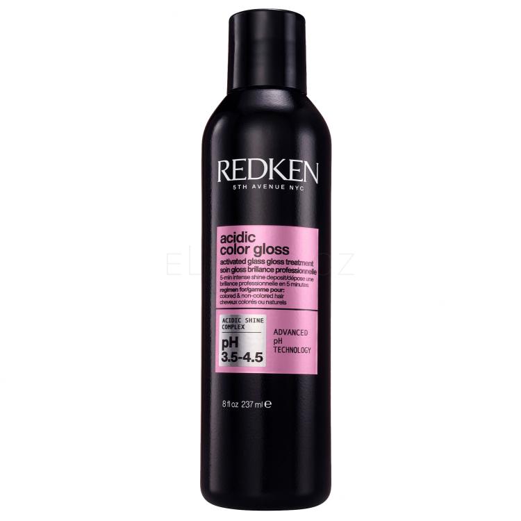 Redken Acidic Color Gloss Activated Glass Gloss Treatment Pro lesk vlasů pro ženy 237 ml poškozená krabička