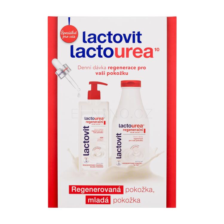 Lactovit LactoUrea Regenerating Dárková kazeta tělové mléko Lactourea Regenerating Body Milk 400 ml + sprchový gel Lactourea Regenerating Shower Gel 500 ml