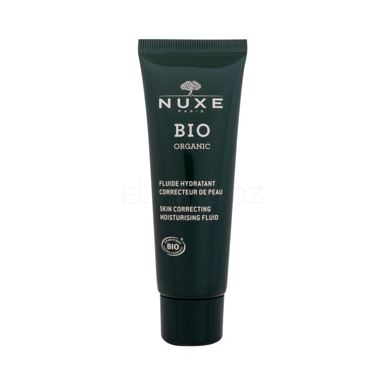 NUXE Bio Organic Skin Correcting Moisturising Fluid Pleťový gel pro ženy 50 ml poškozený flakon