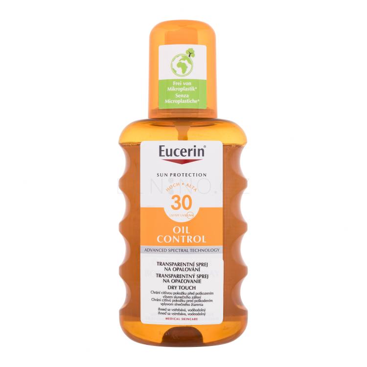 Eucerin Sun Oil Control Dry Touch Transparent Spray SPF30 Opalovací přípravek na tělo 200 ml