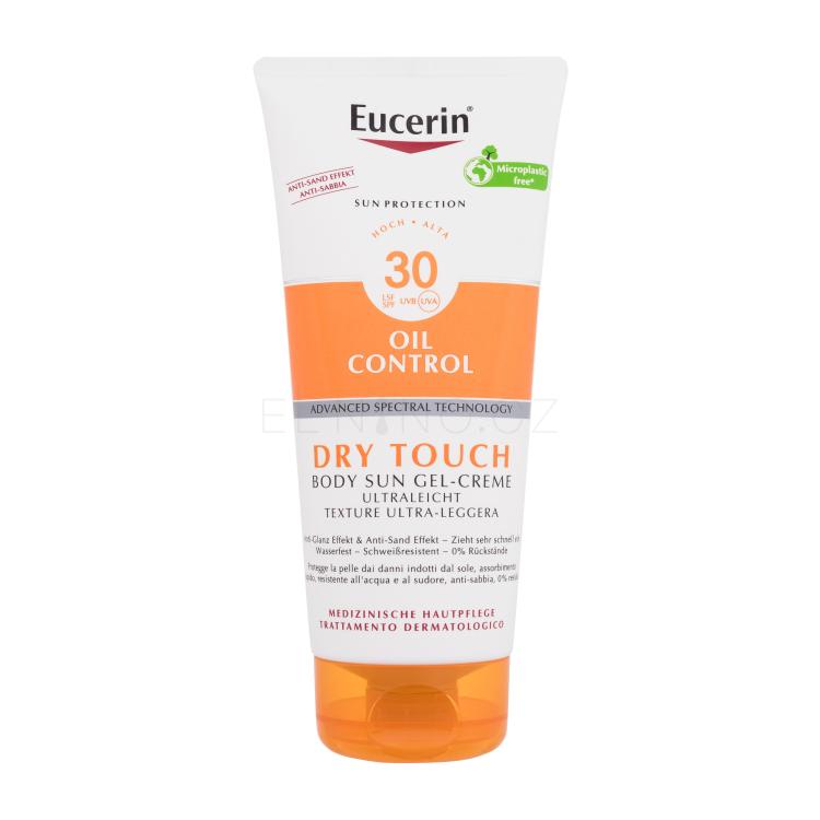 Eucerin Sun Oil Control Dry Touch Body Sun Gel-Cream SPF30 Opalovací přípravek na tělo 200 ml poškozený obal
