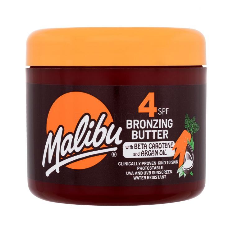 Malibu Bronzing Butter With Carotene &amp; Argan Oil SPF4 Opalovací přípravek na tělo pro ženy 300 ml