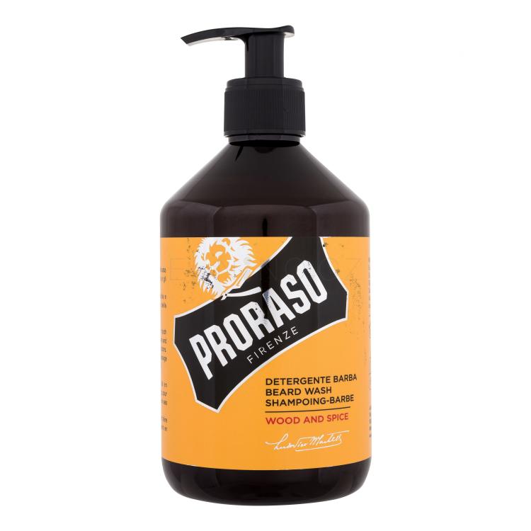 PRORASO Wood &amp; Spice Beard Wash Šampon na vousy pro muže 500 ml