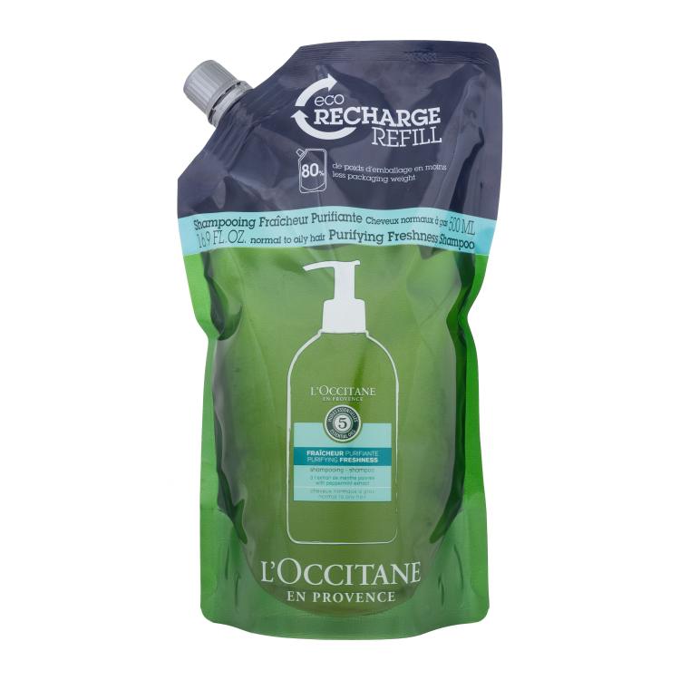 L&#039;Occitane Aromachology Purifying Freshness Šampon pro ženy Náplň 500 ml