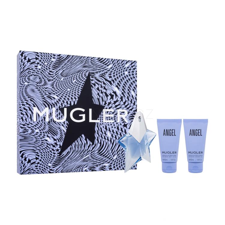 Mugler Angel SET1 Dárková kazeta parfémovaná voda 25 ml + tělové mléko 50 ml + sprchový gel 50 ml