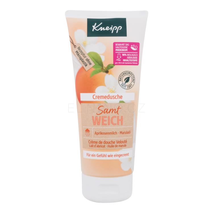 Kneipp As Soft As Velvet Body Wash Apricot &amp; Marula Sprchový gel pro ženy 200 ml poškozený obal