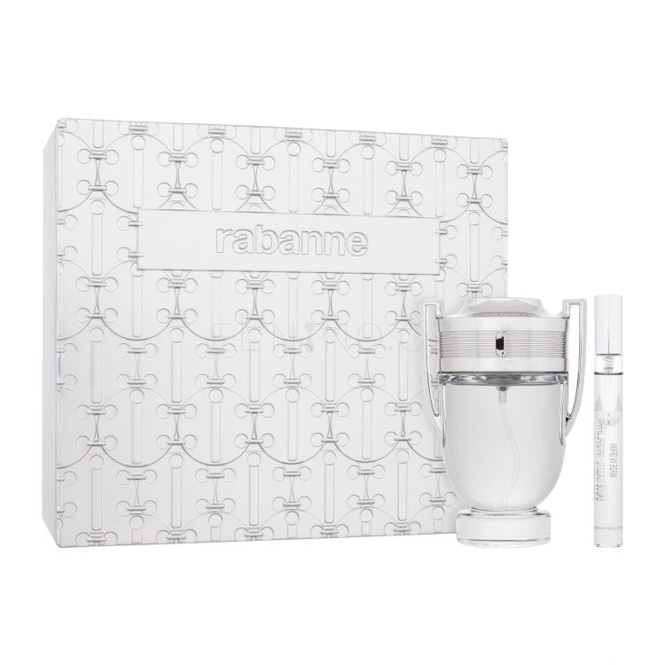Paco Rabanne Invictus SET1 Dárková kazeta toaletní voda 100 ml + toaletní voda 10 ml + plechová dóza