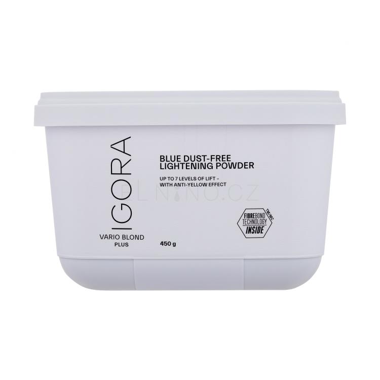 Schwarzkopf Professional Igora Vario Blond Plus Blue Dust-Free Lightening Powder Barva na vlasy pro ženy 450 g